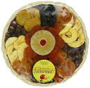 Broadway Basketeers Dried Fruit Round Basket Gift Tray