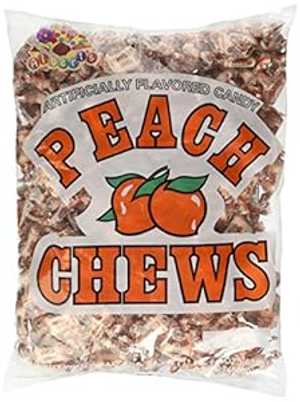 楽天Glomarketアルバートのピーチチュー 240 袋 Albert's Peach Chews 240 Count Bag