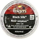 Folgers ブラック シルク K カップ、キューリグ ブルワーズ用、18 個 (パッケージは異なる場合があります) Folgers Black Silk K-Cups for Keurig Brewers, 18Count (Pack May Vary)