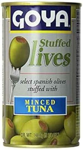 ゴーヤ オリーブ詰めマグロミンチ 5.25 オンス缶 (6 個パック) Goya Stuffed Olives Minced Tuna 5.25 Oz Can (Pack of 6) ゴーヤ オリーブ詰めマグロミンチ 5.25 オンス缶 (6 個パック) Goya Stuffed Olives Minced Tuna 5.25 Oz Can (Pack of 6)