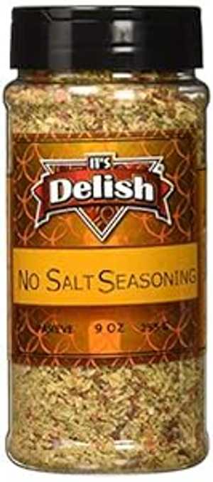 塩不使用の味付け、デリッシュ中瓶 It's Delish No Salt Seasoning by Its Delish, Medium Jar