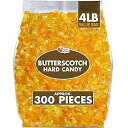 A Great Surprise Butterscotch Hard Candy - 4 Pounds - Individually Wrapped Butte...