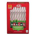 Brach's 赤と白のペパーミント キャンディー ケーン、12 ct Brach's Red and White Peppermint Candy Canes, 12 ct