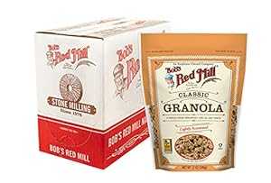 Bob's Red Mill ナチュラル全粒グラノーラ、12 オンス (4 個パック) Bob's Red Mill Natural Whole Grain Granola, 12-ounce (Pack of 4)