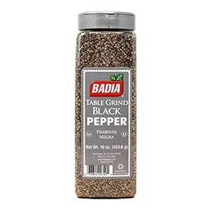 Badia ֥åڥåѡơ֥륰饤ɡ16 Badia Black Pepper Table Grind, 16 Ounce