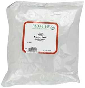 Frontier Co-op Frontier Mustard Seed, Yellow Mustard Powder Certified ...