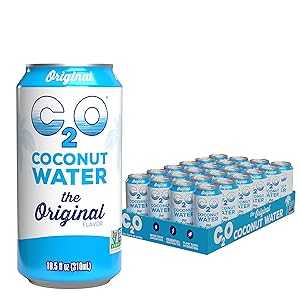 C2O - Coconut Water, The Original Flavor (24 Pack) - Made with Fresh C...