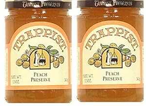 トラピスト ピーチ プリザーブ 12 オンス (2 個パック) Trappist Peach Preserves 12 Ounce (Pack Of 2)