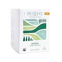 Rishi Tea 煎茶緑茶 - オーガニック緑茶ティーバッグ、カフェイン含有、煎茶緑茶ティーバッグ、USDA 認定オーガニック、認定コーシャ、日本緑茶ティーバッグ - 15 袋 Rishi Tea Sencha Green Tea - Organic Green Tea Bags, Contains Caffeine, Sench