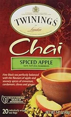 トワイニング スパイスアップルチャイティー、1.41オンス、20カラット Twinings Spiced Apple Chai Tea, 1.41 oz, 20 ct