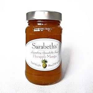 Sarabeths フルーツ スプレッド パイナップル マンゴー、18 オンス Sarabeth's Sarabeths Fruit Spread Pineapple Mango, 18 oz