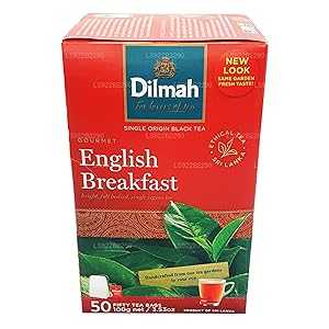 Lakpura Dilmah English Breakfast Tea (100g) 50 Tea Bags