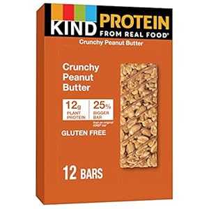KIND プロテインバー、カリカリピーナッツバター、グルテンフリー、プロテイン 12g、12 個、21.12 オンス KIND Protein Bars, Crunchy Peanut Butter, Gluten Free, 12g Protein, 12 Count, 21.12 Oz KIND プロテインバー、カリカリピーナッツバター、グルテンフリー、プロテイン 12g、12 個、21.12 オンス KIND Protein Bars, Crunchy Peanut Butter, Gluten Free, 12g Protein, 12 Count, 21.12 Oz