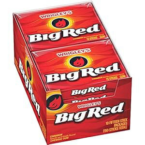 ꥰ졼 ӥåå 10ĥѥå Wrigley's Big Red, Pack of 10