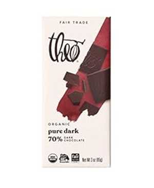 楽天GlomarketTheo Chocolate ピュア オーガニック ダーク チョコレート バー、カカオ 70％、12 パック ビーガン、フェアトレード Theo Chocolate Pure Organic Dark Chocolate Bar, 70％ Cacao, 12 Pack Vegan, Fair Trade