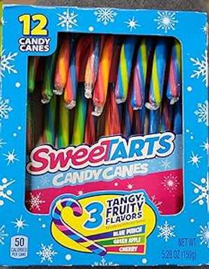 Sweetarts キャンディーケーン 12ct。 Wonka Sweetarts Candy Canes 12ct.