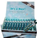 FavorOnline It's a Boy Blue Chocolate Cigars - Box of 24