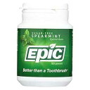Epic Dental, ガム キシリトール スペアミント、50 個 Epic Dental, Gum Xylitol Spearmint, 50 Count