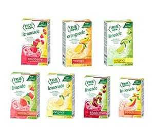 True Lemon True Lime 7 flavor variety Pack: WATERMELON AQUA FRESCA, LI...