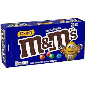 M&M's キャラメル チョコレート キャンディ、1.41 オンス 24 個 M&M's Caram