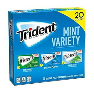 楽天Glomarketトライデント シュガーフリーガム ミント バラエティパック 280個入 Trident Sugar Free Gum Mint Variety Pack 280 piece