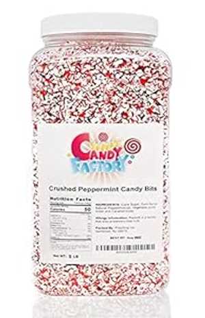 楽天GlomarketSarah's Candy Factory 砕いたペパーミント キャンディ ピース 瓶入り （5 ポンド） Sarah's Candy Factory Crushed Peppermint Candy Pieces Bits in Jar （5 Lbs）