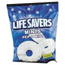 LifeSavers 88503 ハード キャンディ、ペップオミント、個別包装、6.25 オンス バッグ Reg LifeSavers 88503 Hard C...