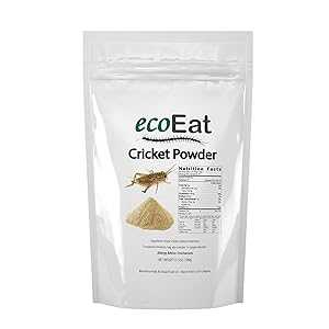 ecoEat Cricket Flour Powder Protein - 100g - Healthy Powder Edible Insect Powder ecoEat Cricket Flour Powder Protein - 100g - Healthy Powder Edible Insect Powder