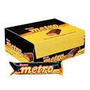ウルカー メトロ ロット 24 ミルクチョコレートで覆われたキャラメルとヌガーバー Ulker Metro Lot of 24 Milk chocolate c...
