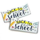 Big Dot of Happiness Back to School - キャンディーバーラッパー 学校の初日の教室の装飾と記念品 - 24個セット Big Dot of Happiness Back to School - Candy Bar Wrapper First Day of School Classroom Decorations and Favors - Set