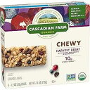 Cascadian Farm Organic Granola Bars, Harvest Berry Chewy Granola Bars, 6 Bars