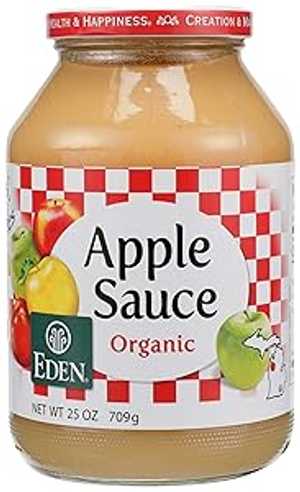 オーガニックアップルソース - 25オンス Eden Organic Apple Sauce - 25 oz