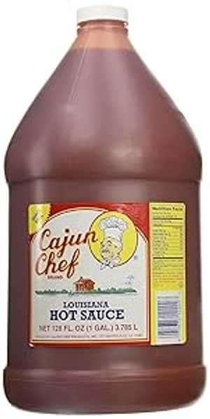 (Pack of 1), Cajun Chef Louisiana Hot Sauce 1 Gal by Cajun Chef