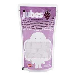 Jubes Nata De Coco, Grape, Pack of 8