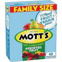 Mott's Fruit Flavored Snacks, Assorted Fruit, Pouches, 0.8 oz, 40 ct(4)