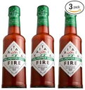 New Zealand's Famous Kaitaia Fire Chili Pepper Hot Sauce Made with Organically Grown Cayenne Chilis Pack of 3 bottles