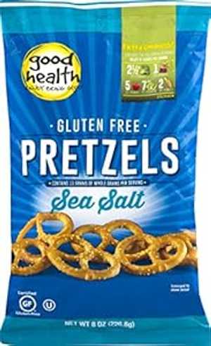 Good Health グルテンフリープレッツェル 海塩入り 8オンス バッグ(4袋) Good Health Gluten Free Pretzels with Sea Salt 8 oz. Bag (4 Bags)