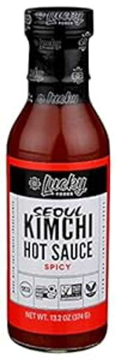 Lucky Foods、スパイシーキムチホットソース、13.2オンス Lucky Foods, Spicy Kimchi Hot Sauce, 13.2 Ounce Lucky Foods、スパイシーキムチホットソース、13.2オンス Lucky Foods, Spicy Kimchi Hot Sauce, 13.2 Ounce