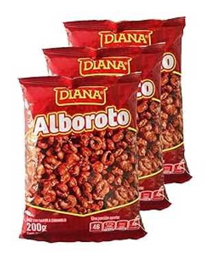 Homos Diana - Alboroto Caramel Corn - 7.05 oz / 200 gr - 3 Pack