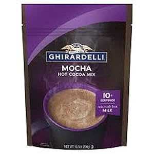 Ghirardelli Chocolate Company Hot Chocolate Mocha Pouch, 10.5 Ounce