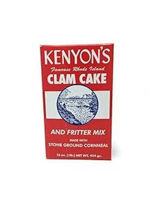 KENYON CORN MEAL COMPANY ミックスクラムケーキとフリッター、16 オンス KENYON CORN MEAL COMPANY Mix Clam Cake And Fritter, 16 Ounce