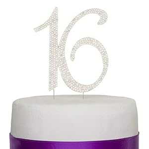 Ella Celebration 16 ケーキトッパー 16歳の誕生日 Sweet 16 パーティー用品 デコレーションアイデア シルバー ラインストーン 数字 (シルバー) Ella Celebration 16 Cake Topper 16th Birthday Sweet 16 Party Supplies Decoration Ideas Silve Ella Celebration 16 ケーキトッパー 16歳の誕生日 Sweet 16 パーティー用品 デコレーションアイデア シルバー ラインストーン 数字 (シルバー) Ella Celebration 16 Cake Topper 16th Birthday Sweet 16 Party Supplies Decoration Ideas Silve