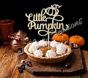 Sugar Plum Creations Little Pumpkin Cake Topper