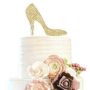 LINGTEER ハイヒール ゴールド ラインストーン クリスタル ケーキ トッパー 誕生日 結婚記念日 ギフト 記念品の輝き パーティー デコレーションに最適 LINGTEER High Heel Gold Rhinestone Crystal Cake Topper Perfect for Birthday Wedding Anniv LINGTEER ハイヒール ゴールド ラインストーン クリスタル ケーキ トッパー 誕生日 結婚記念日 ギフト 記念品の輝き パーティー デコレーションに最適 LINGTEER High Heel Gold Rhinestone Crystal Cake Topper Perfect for Birthday Wedding Anniv