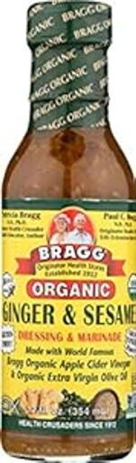 Bragg, オーガニック ジンジャー & セサミ ドレッシング、12 オンス Bragg, Organic Ginger & Sesame Dressing, 12 oz Bragg, オーガニック ジンジャー & セサミ ドレッシング、12 オンス Bragg, Organic Ginger & Sesame Dressing, 12 oz