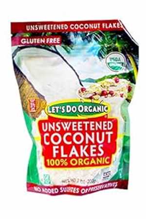 Edward & Sons Trading Co. 無糖ココナッツフレーク、7オンス (12個パック) Let's Do Organic Edward & Sons Trading Co. Unsweetened Coconut Flakes, 7 Ounce (Pack of 12)