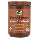 NOW Foods オーガニックココアパウダー、無糖-12オンス NOW Foods Organic Cocoa Powder, Unsweetened-12 oz