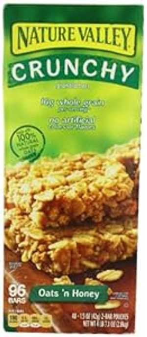 ネイチャーバレーオーツハニーバー、48~1.5オンス 2バーポーチ、合計96本 Nature's Valley Nature Valley Oats Honey Bar, 48-1.5 oz 2 bar pouches, total 96 Bars