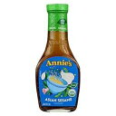 Annie's アジアンセサミサラダドレッシング、認定オーガニック、非遺伝子組み換え、8 液量オンス Annie's Asian Sesame Salad Dressing, Certified Organic, Non-GMO, 8 fl oz