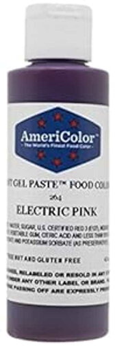Americolor ソフトジェルペースト食用色素、4.5オンス、エレクトリックピンク Americolor Soft Gel Paste Food Color, 4.5-Ounce, Electric Pink Americolor ソフトジェルペースト食用色素、4.5オンス、エレクトリックピンク Americolor Soft Gel Paste Food Color, 4.5-Ounce, Electric Pink